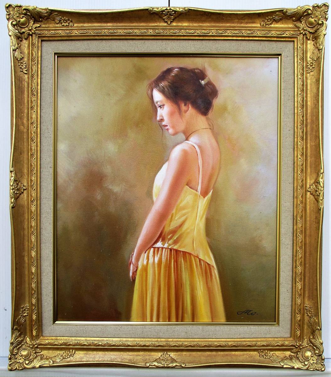 油絵 絵 絵画 インテリア F4-052113 人物 女性像 油絵 絵 絵画