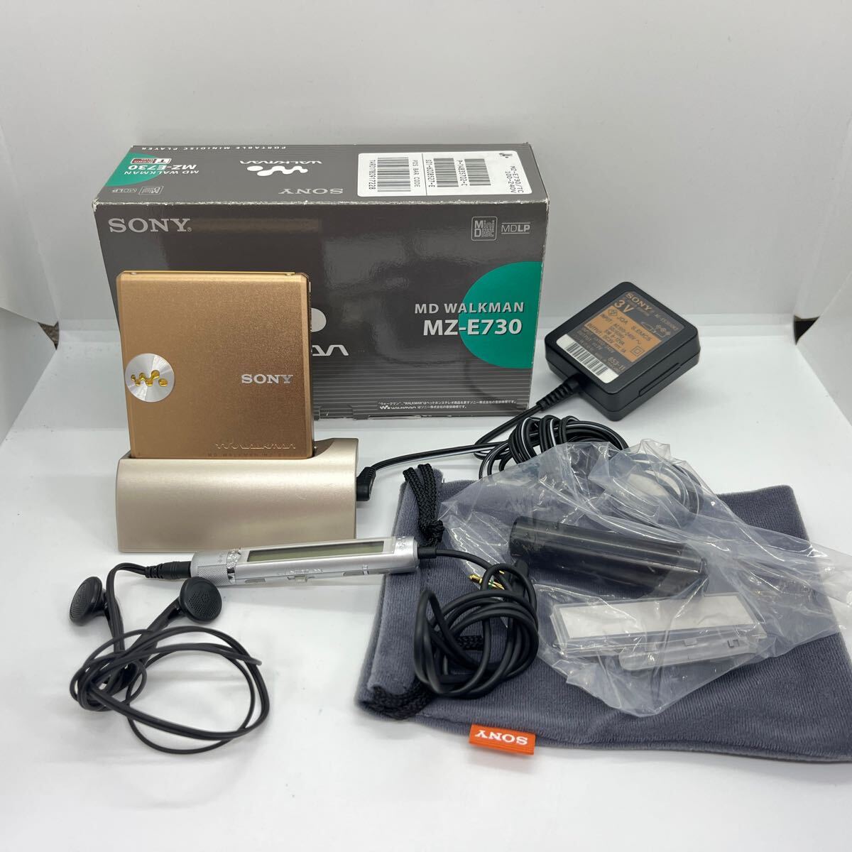 SONY ポータブルMDプレーヤー G-Protection動作未確認です SONY