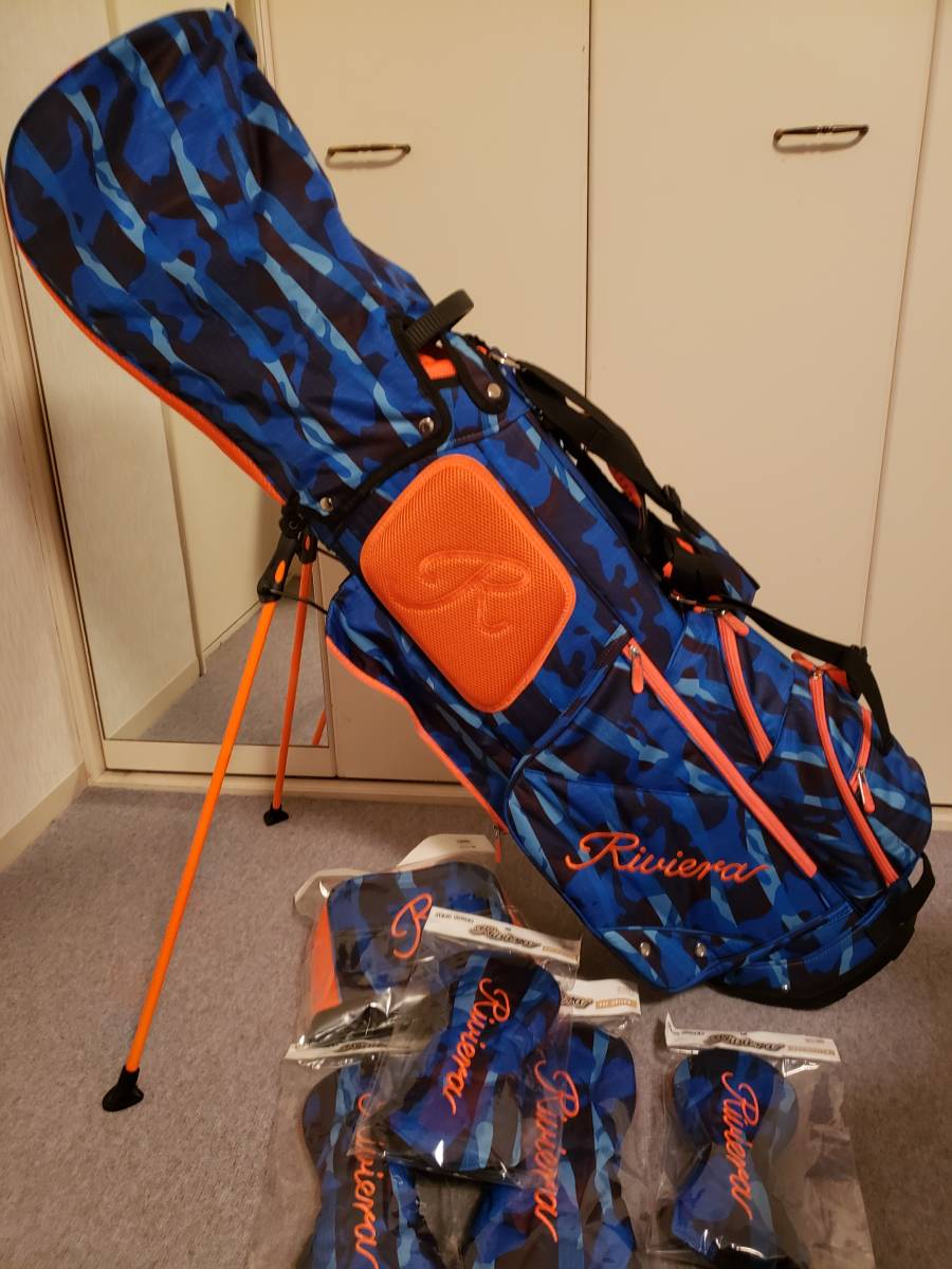 Riviera 迷彩柄 クラブセット スタンドバッグ Riviera（リビエラ
