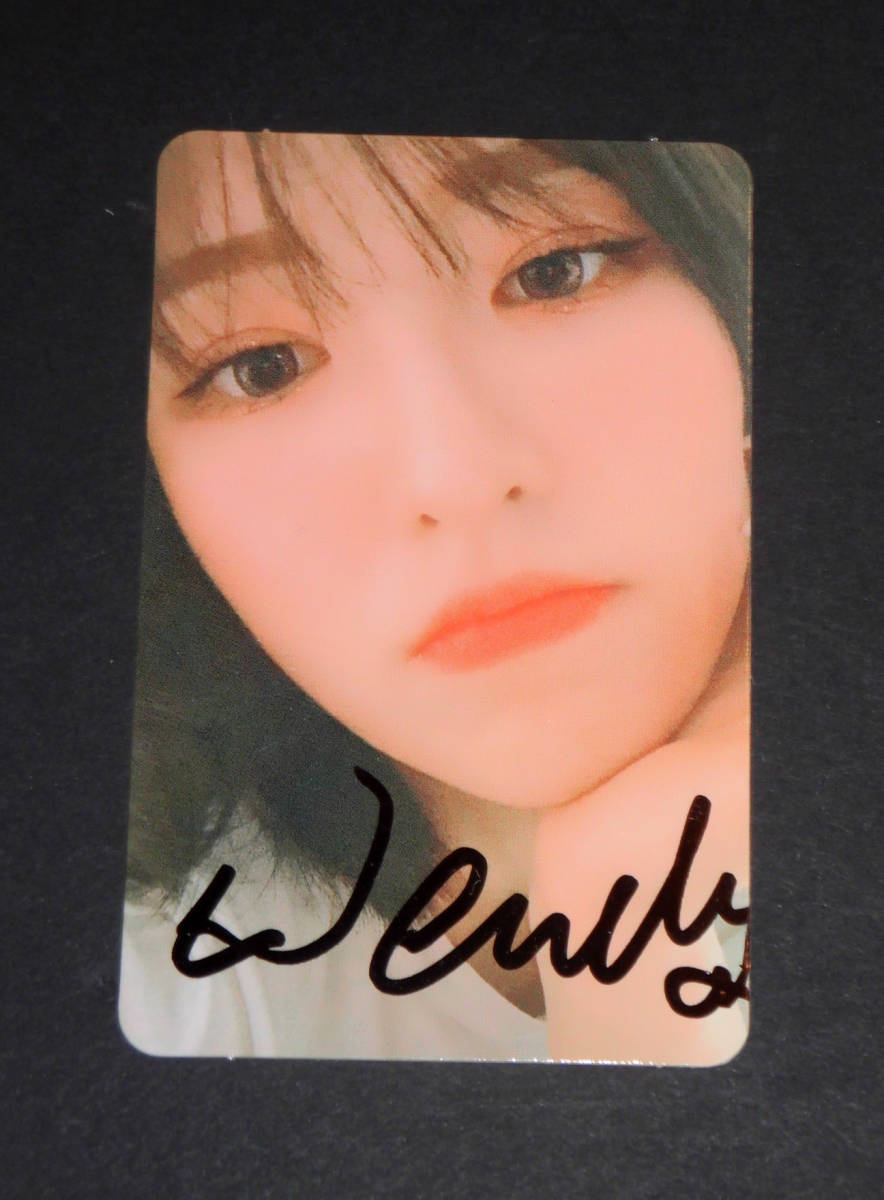 ウェンディ(Red Velvet)☆直筆サイン入り・韓国ミニアルバム「REVE