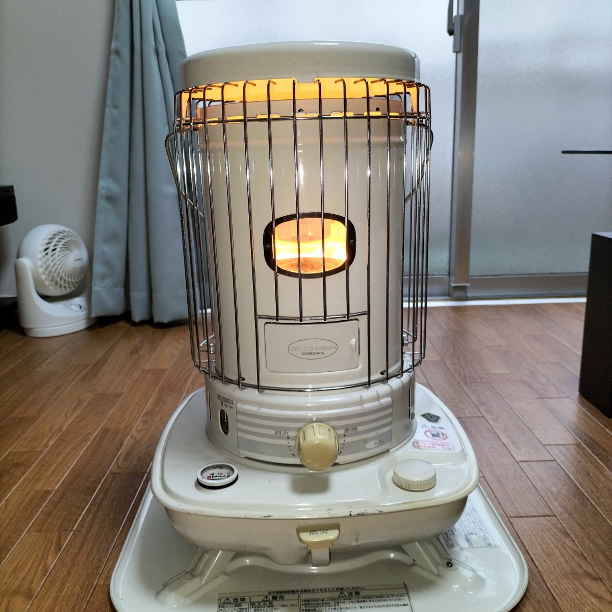 芯乾燥済 石油ストーブ コロナ SL-221 中古 分解メンテナンス済 02年製