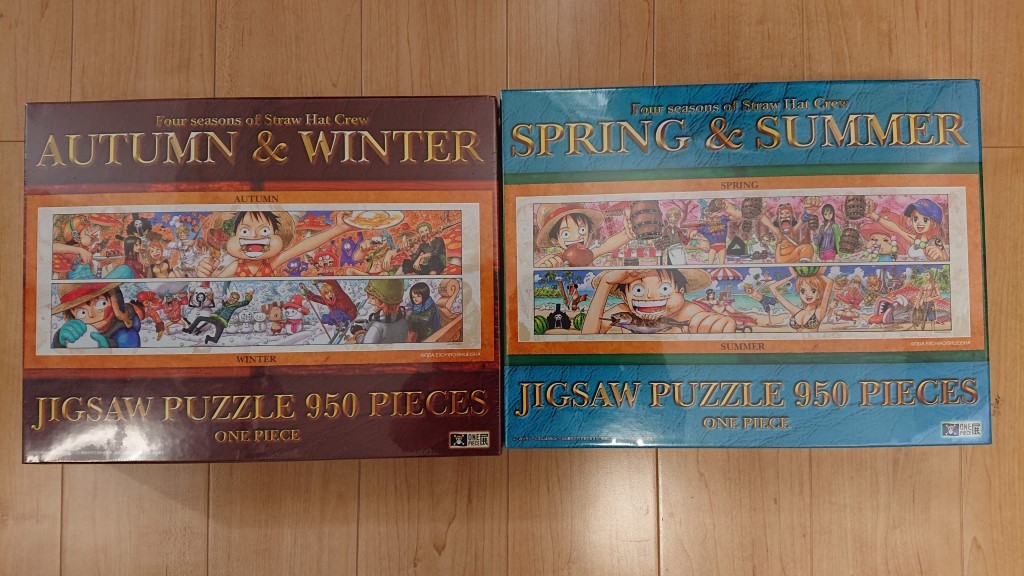 ONEPIECE展ジグソーパズル 春＆夏、秋＆冬 2種セット ONEPIECE展