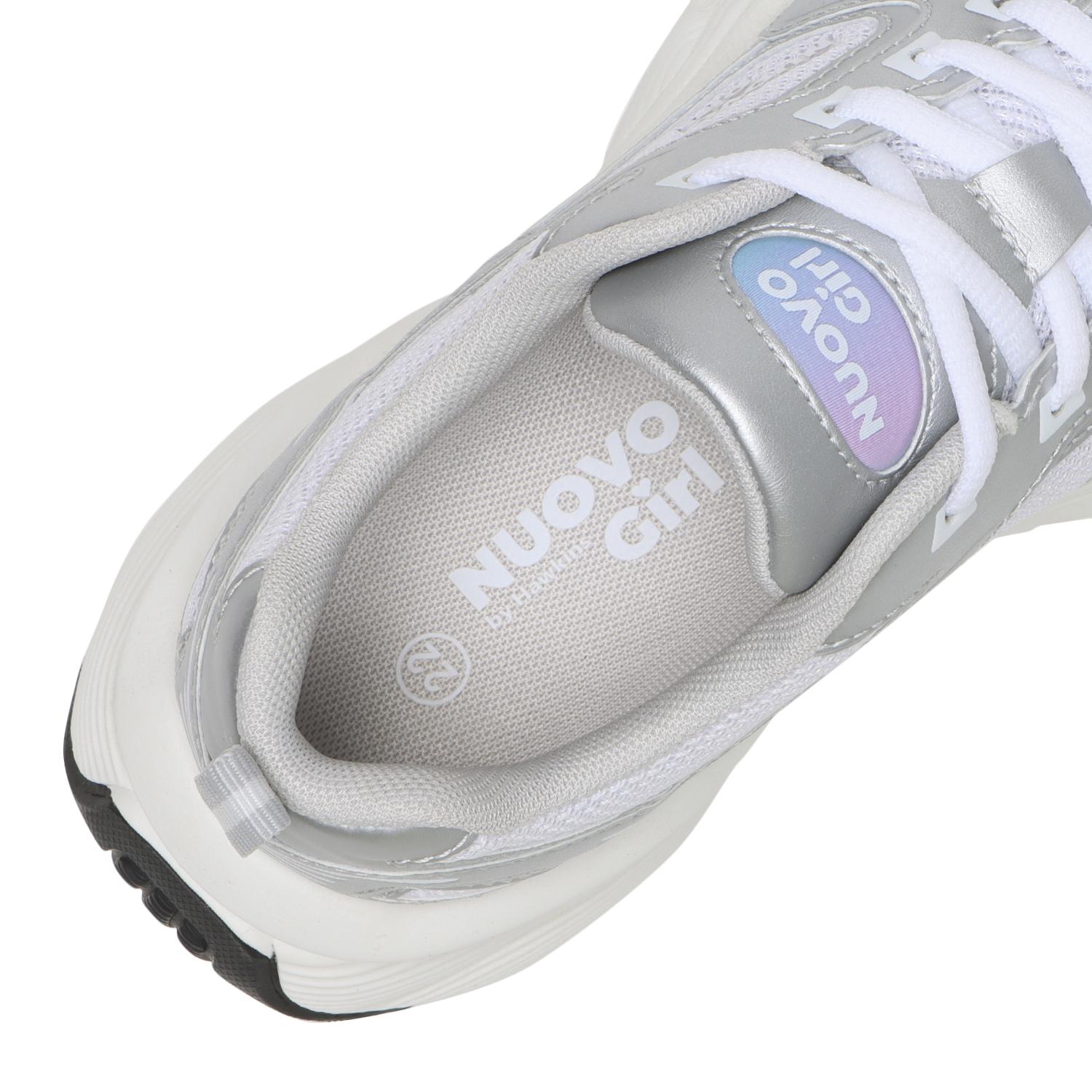 キッズ 【NUOVO】 ヌオーヴォ 19-24(H) LILY リリー N9376J SILVER