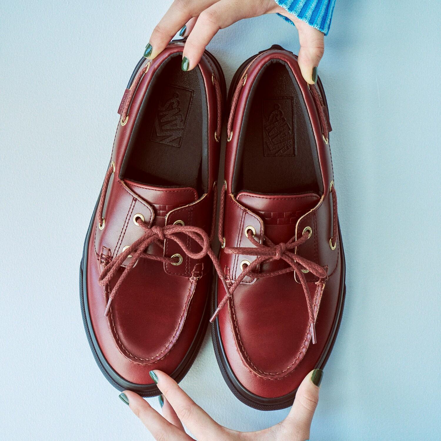 VANS】 ヴァンズ 2 EYELET 2アイレット V176CF BROWN/BLACK | ABC-MART