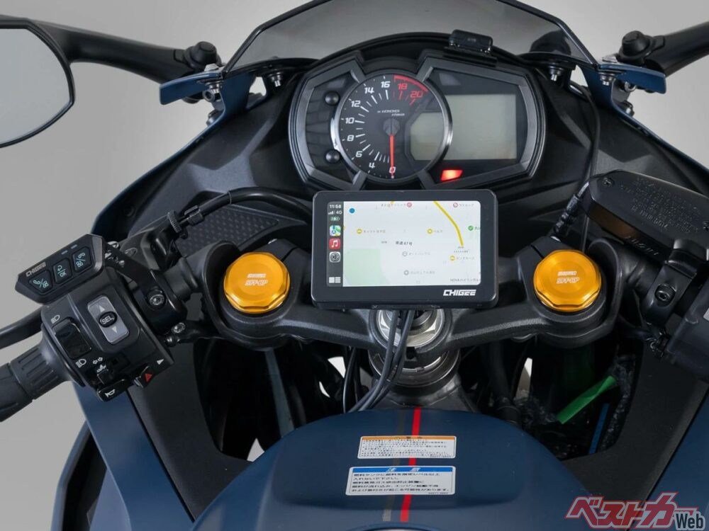 バイク用最小4.3インチで前後カメラ付き！ TANAX「スマートライド