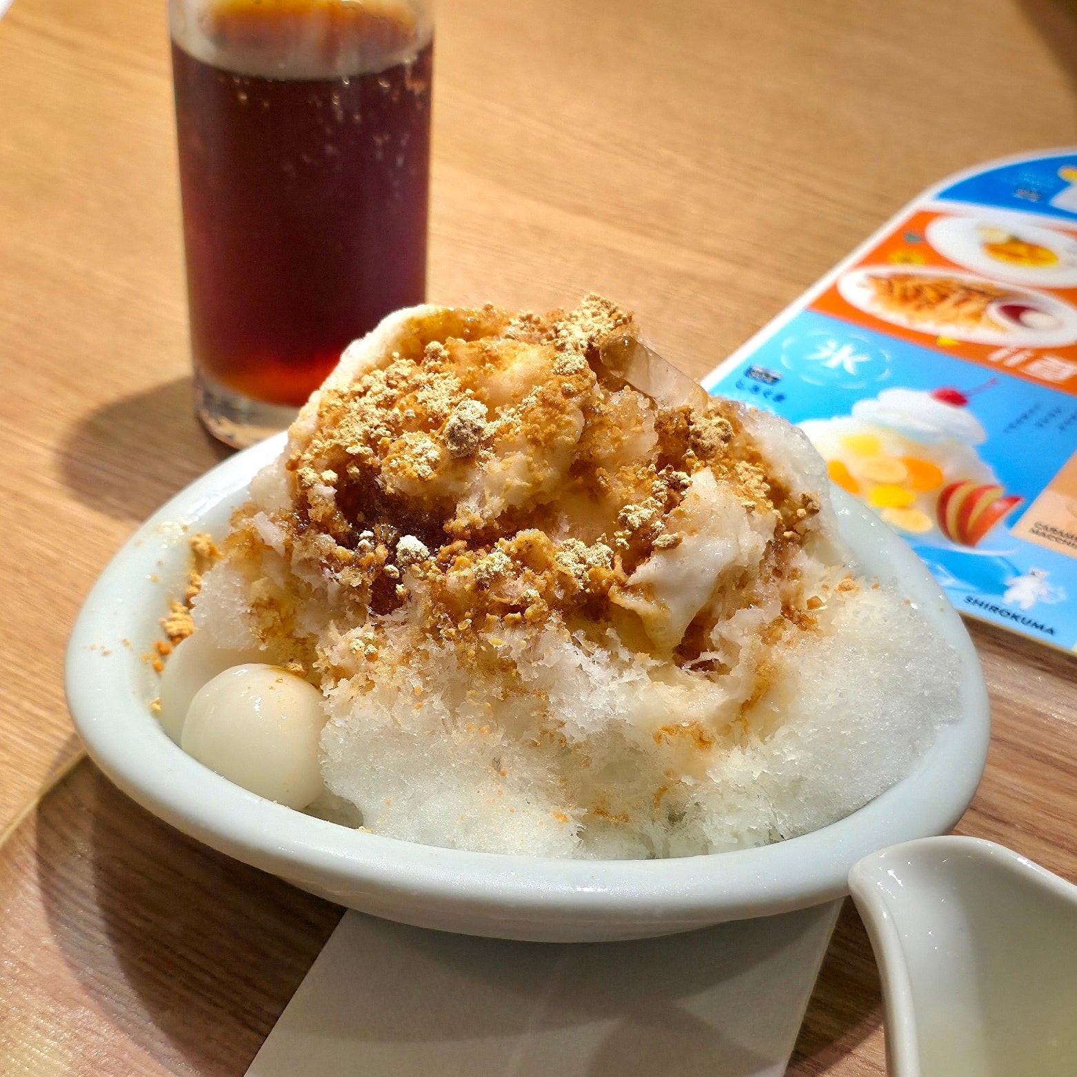 ココスさん、最高です…！黒蜜×きなこの「ふわモチかき氷」がウマすぎて