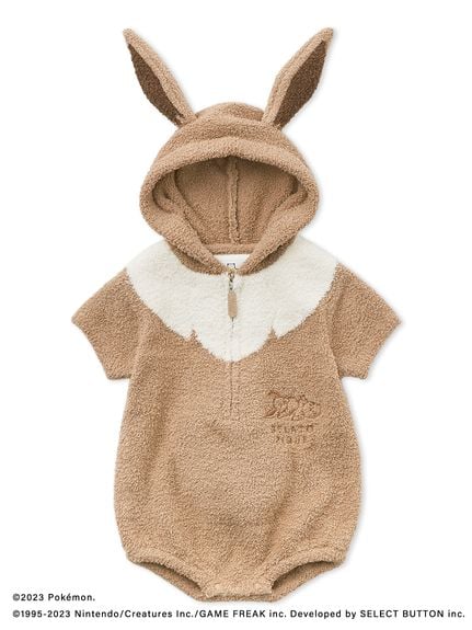 ポケモンスリープ】【ベビー】ベビモコ イーブイ ロンパース