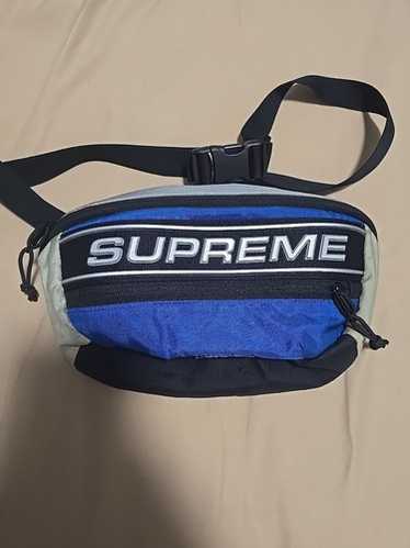 Supreme waist bag blue - Gem