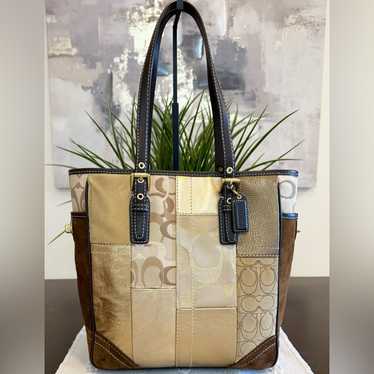 Coach brown patchwork tote - Gem