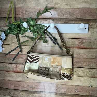 Coach signature patchwork handbag - Gem