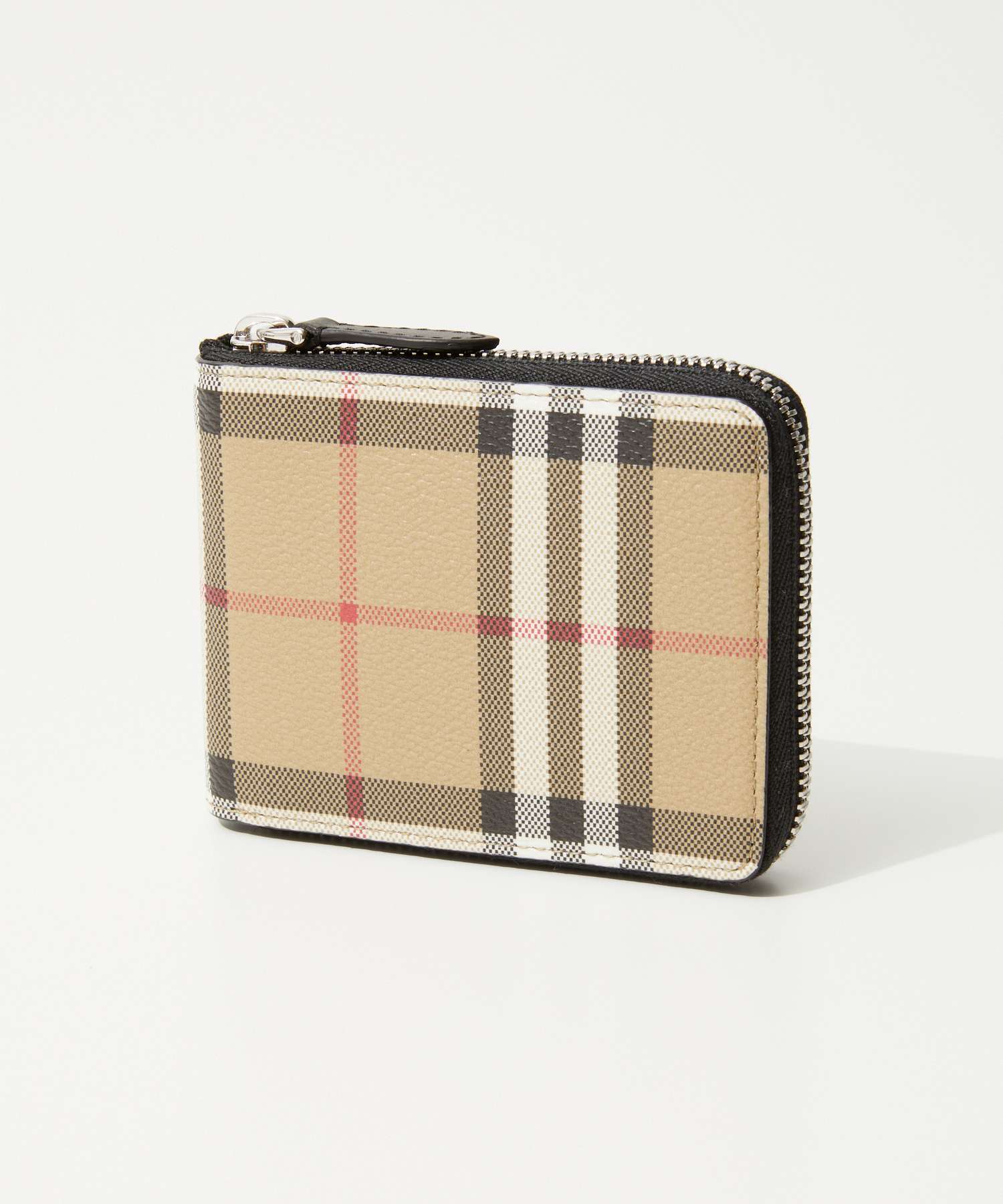 バーバリー BURBERRY 8084171 小銭入れ CHECK CLASSIC ZIP WALLET