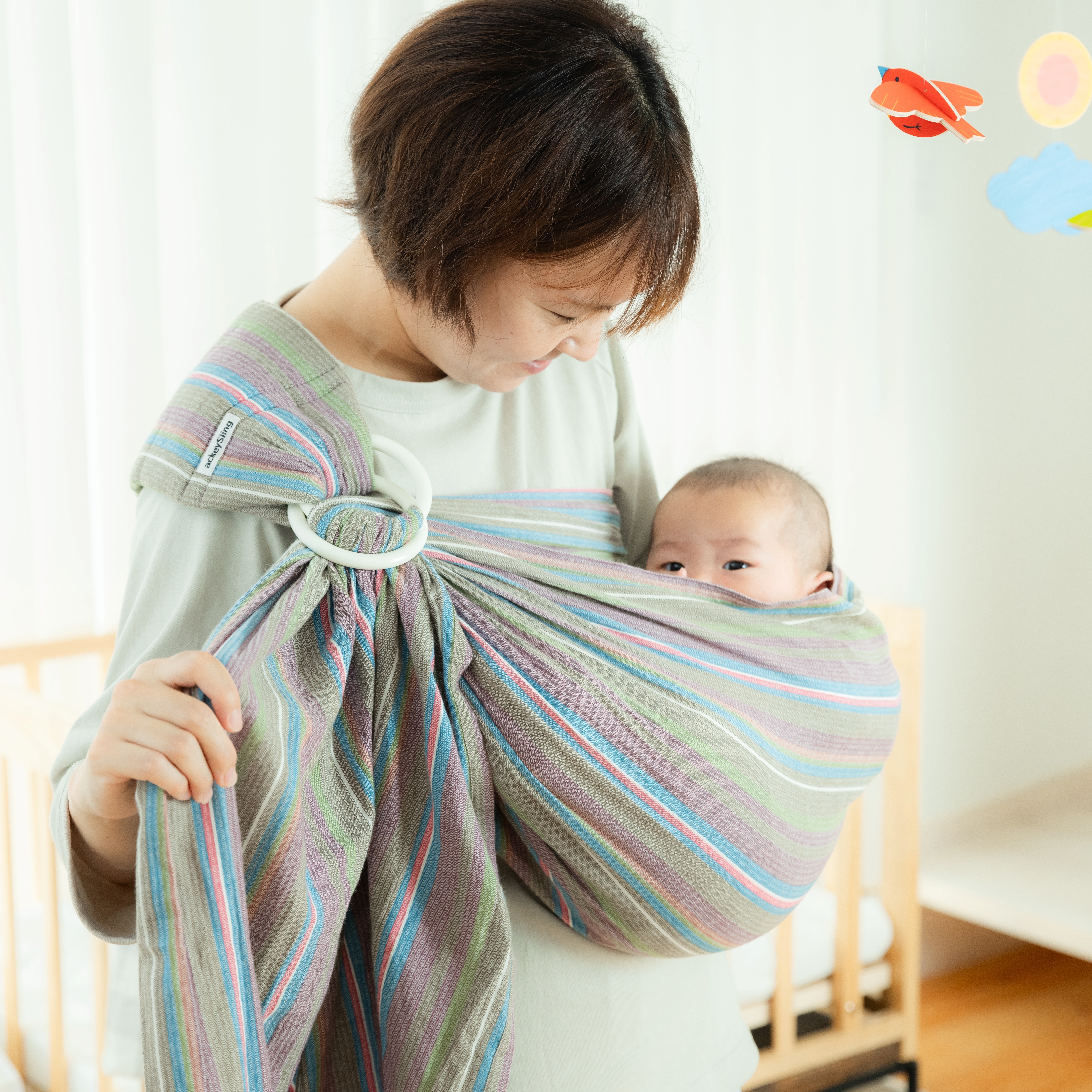 無料／Breit ブライト【木箱ラッピング】あっきースリング ストライプ