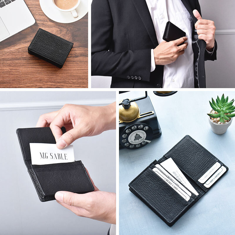 名刺入れ 日本製 シャーク 本革 鮫革 気仙沼 シャークスキン カード