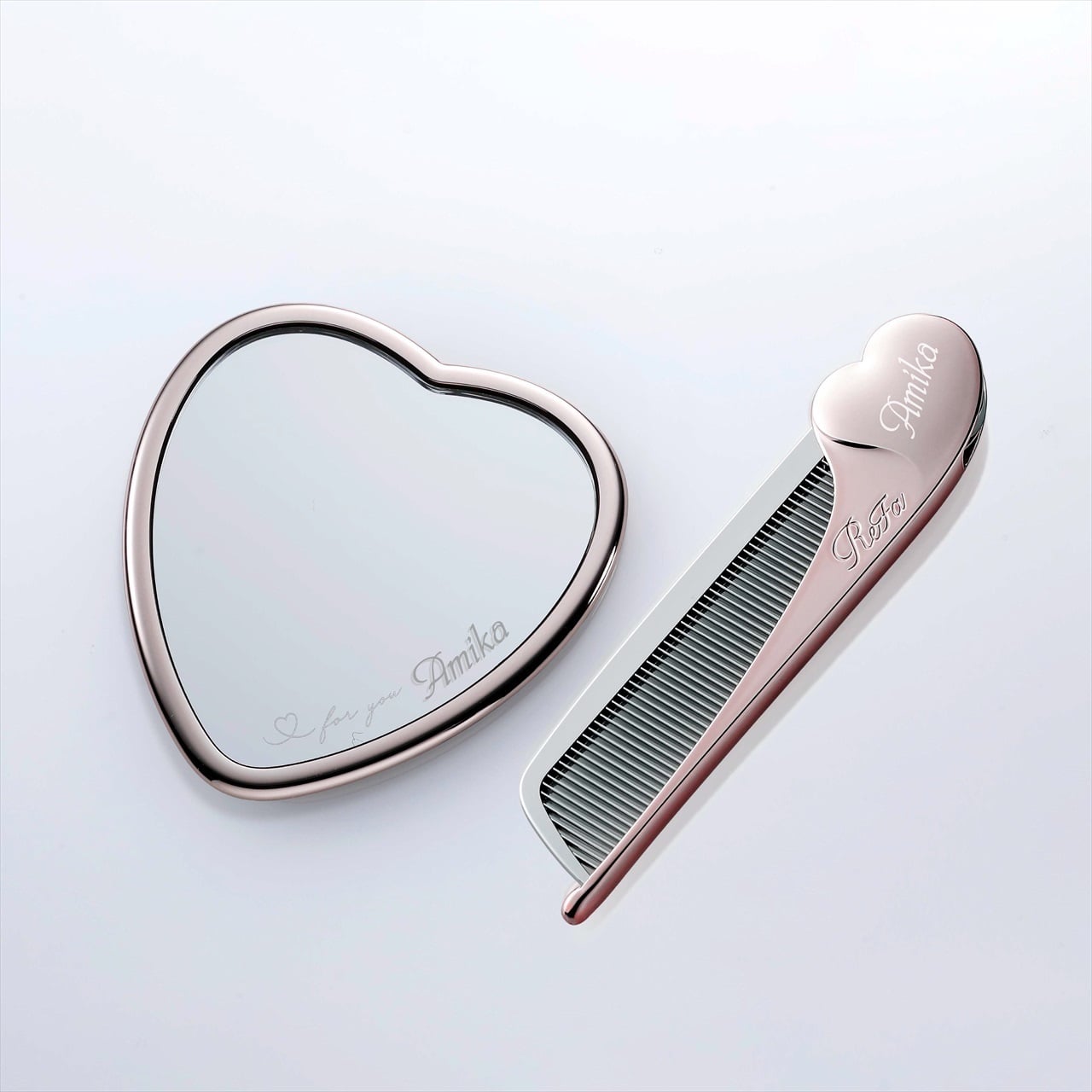 ReFa リファ ハートコーム アイラ・ハートミラー ローズゴールド 2点