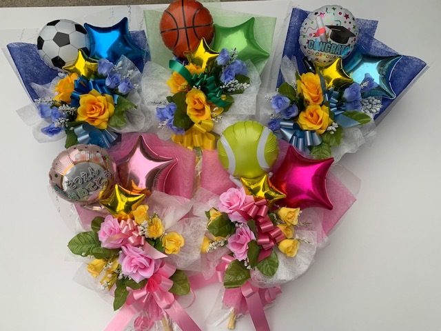 1500 プチバルーンブーケ スポーツ系 バスケットボール 野球 サッカー