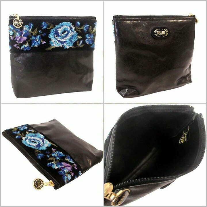 FEILER フェイラー ハンカチ タオル ポーチ ADELINA BORDER アデリーナ