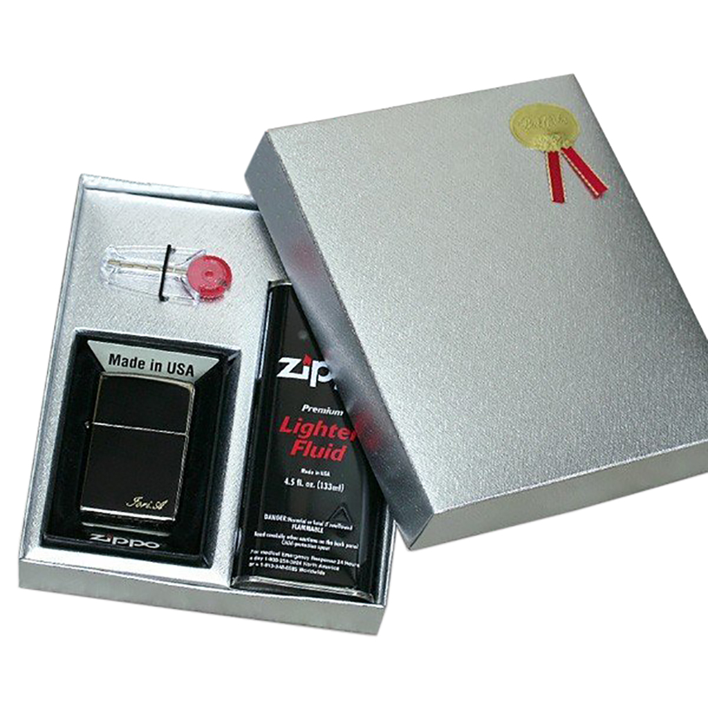 名入れ無料zippo 8種類から選べる・Zippo ジッポ・ギフトセット オイル
