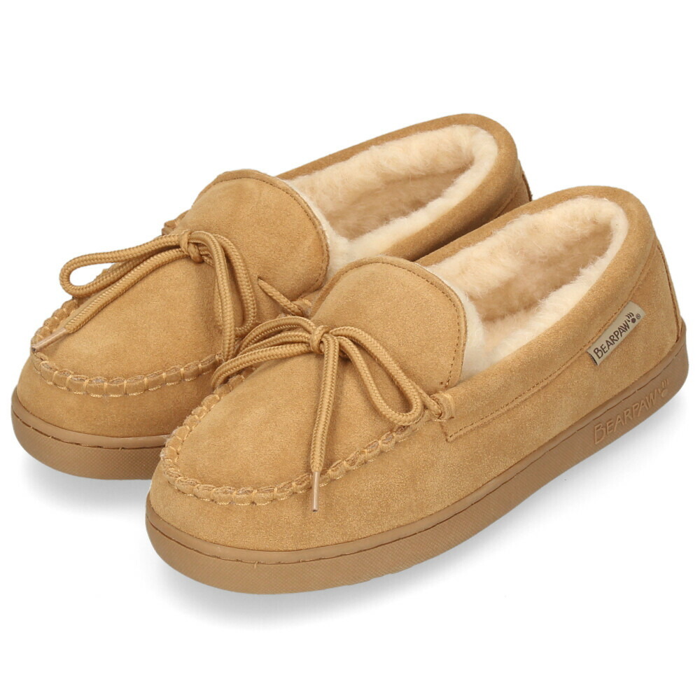 モカシン レディース ボア ファー 秋冬 暖かい 保温 撥水 カジュアル