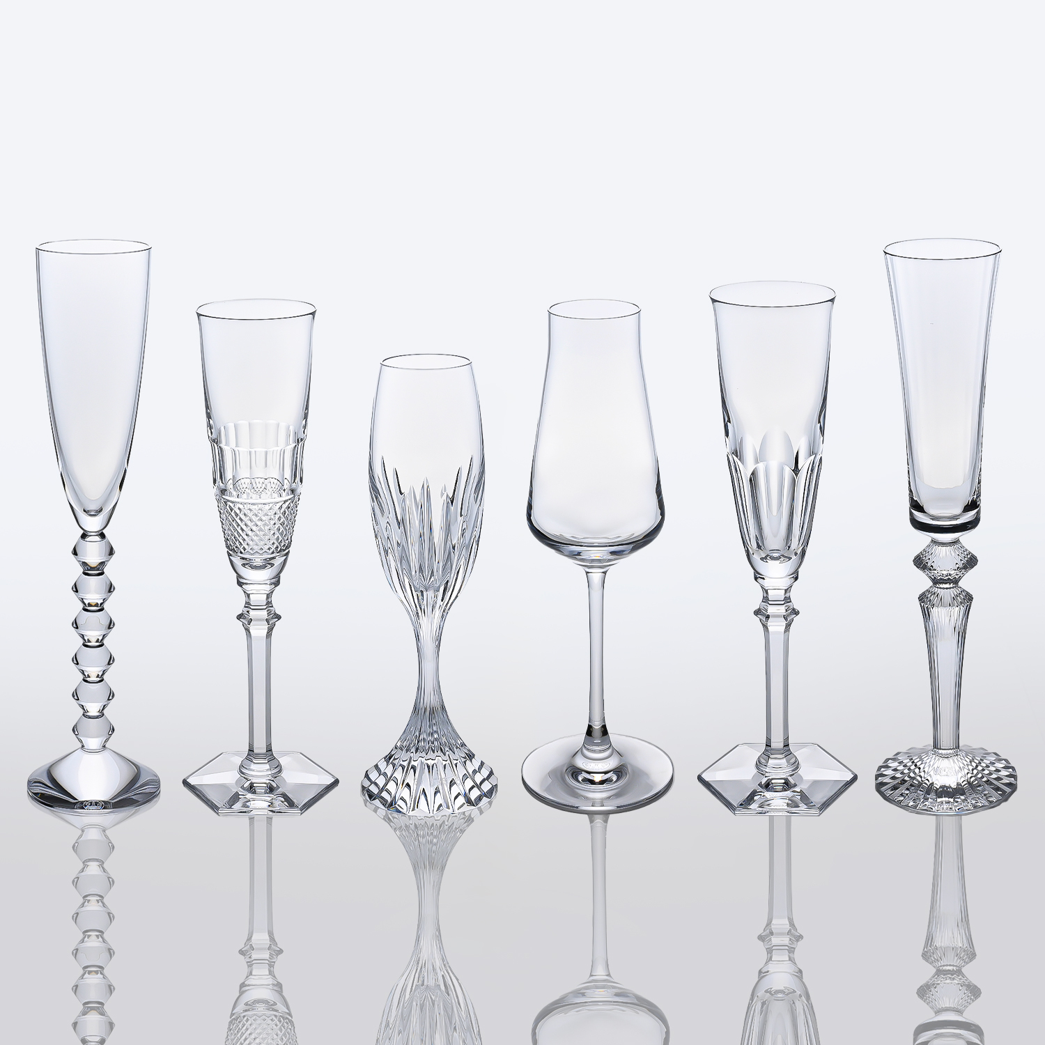 バカラ Baccarat シャンパングラス バブルボックス シャンパンフルート