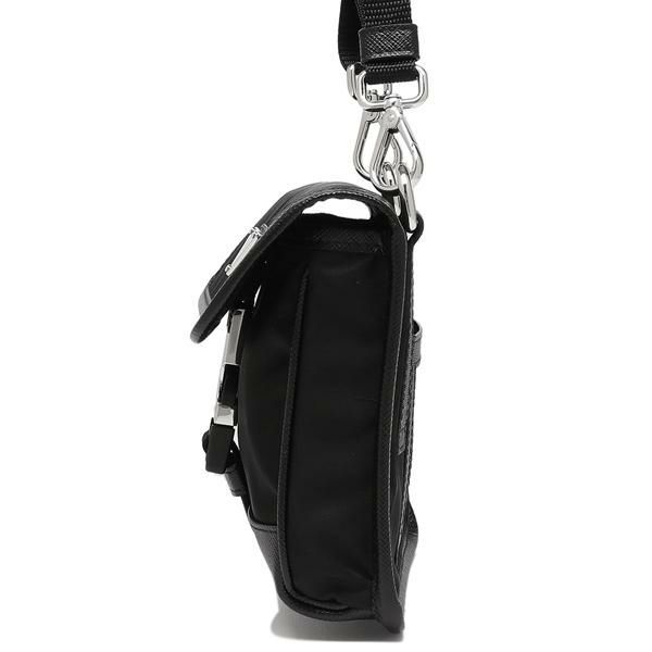 プラダ ショルダーバッグ リナイロン サファイアーノレザー スマホ