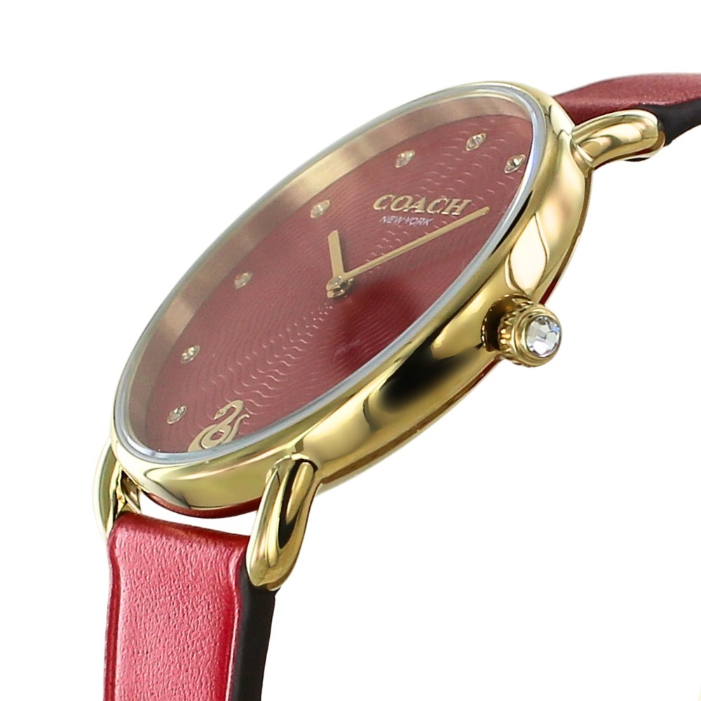 コーチ 腕時計 正規品 5年保証 対象商品 COACH 純正 ショッパー付き 革