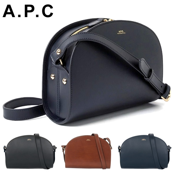 APC A.P.C. アーペーセー ハーフムーン ショルダーバッグ ポシェット