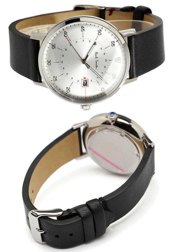 ポールスミス Paul Smith 腕時計 メンズ 革ベルト 41mm レザー