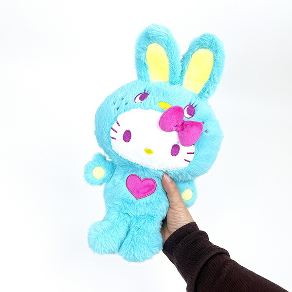 サンリオ ハローキティ ぬいぐるみ カラフルバニー S ミント