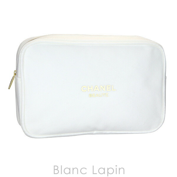 ノベルティ】 シャネル CHANEL コスメポーチ #ホワイト - 【BLANC