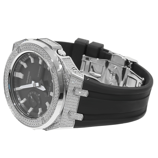G-SHOCK GA2100 メタル カスタム フルカスタム カシオーク CZ
