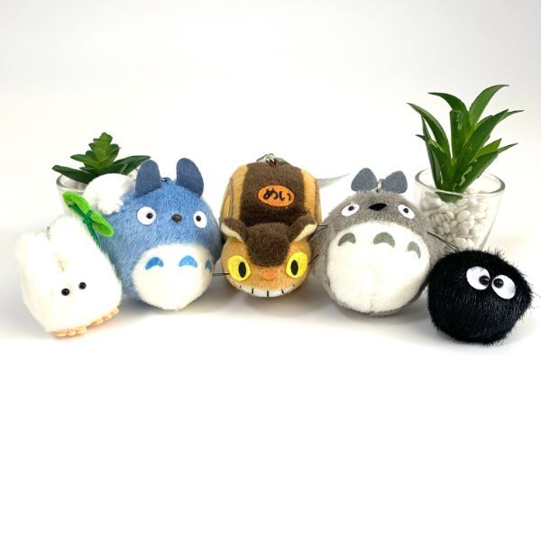 スタジオジブリ となりのトトロ 小トトロ キーホルダー ホワイト