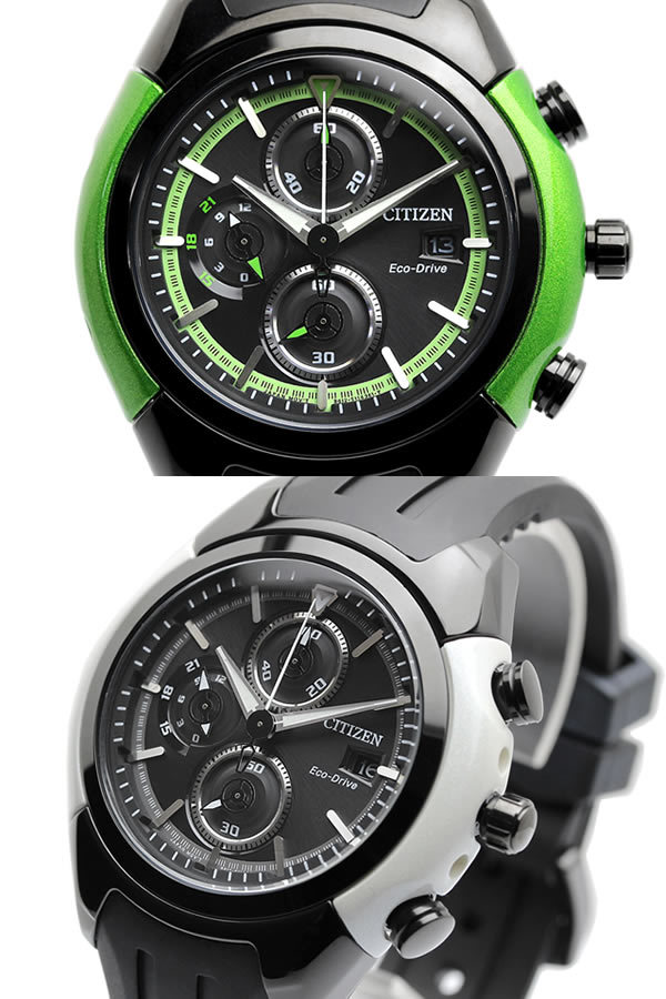 CITIZEN シチズン エコドライブ ソーラー クロノグラフ メンズ 男性用