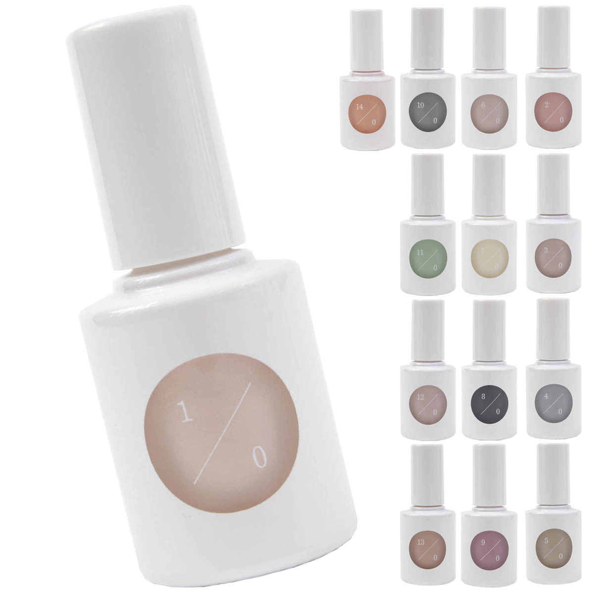 選べる14色 uka ネイル マニキュア カラーベースコート 10ml ウカ