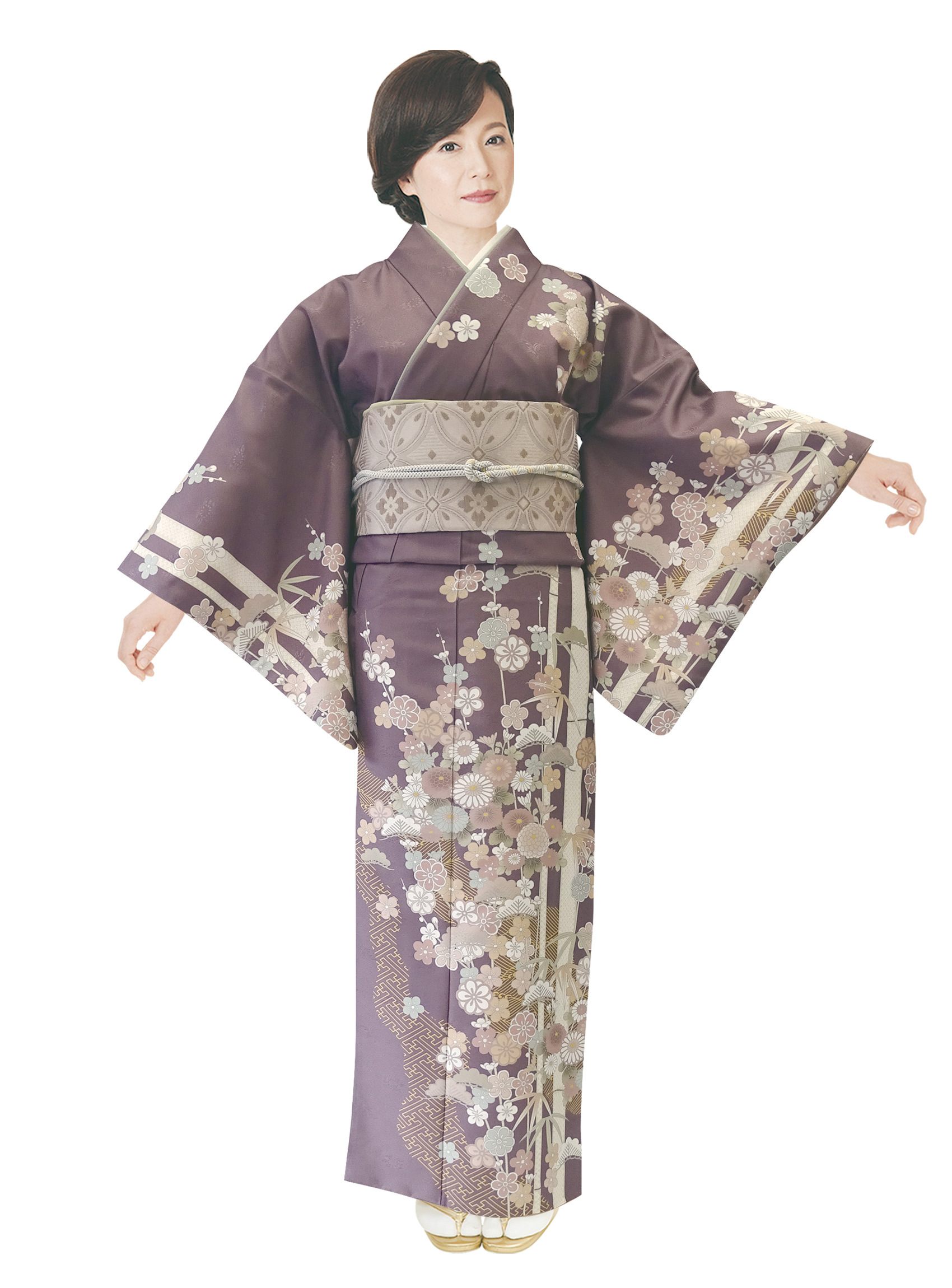 着物 訪問着 HL アッシュ エル 仕立て上がり 洗える着物 単品 選べる20