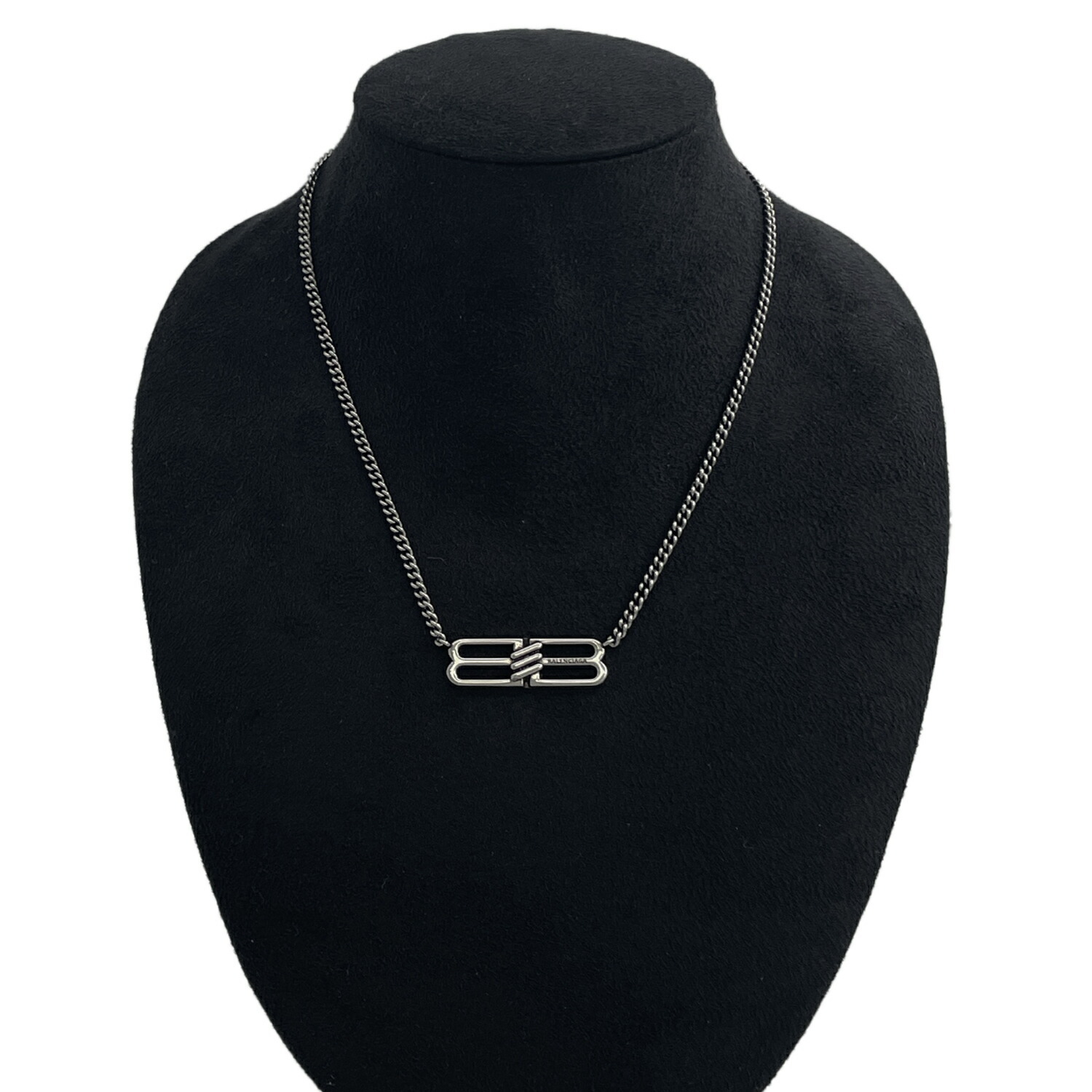 バレンシアガ BALENCIAGA 696223 TZ99I 0911 BBアイコン ネックレス