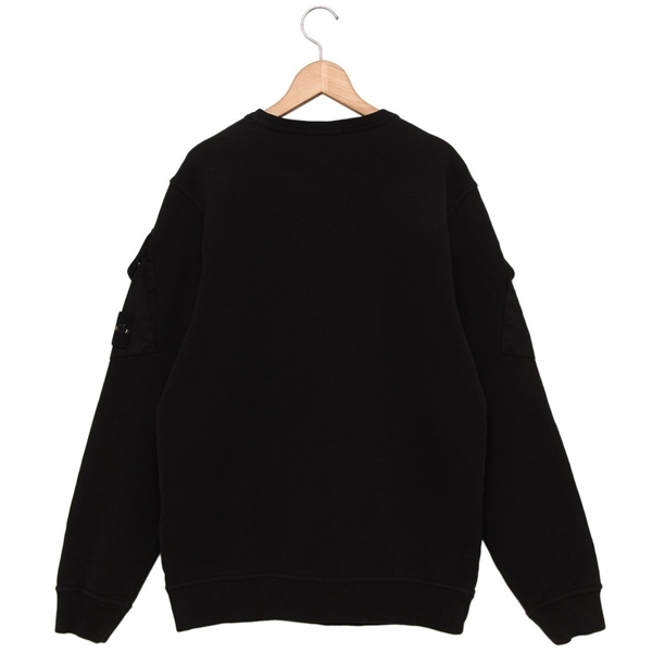 ストーンアイランド スウェット トレーナー ブラック メンズ STONE