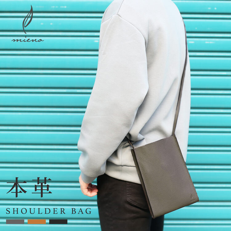 ミニショルダー バッグ 本革 mieno spira ブランド ショルダーバッグ