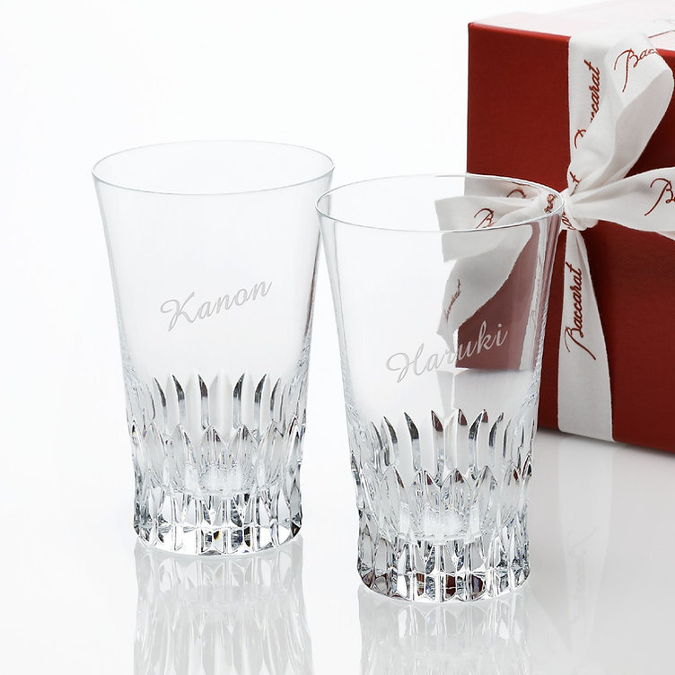 お急ぎ対応】バカラ ヴィータ ハイボール ペア 名入れ彫刻代込み