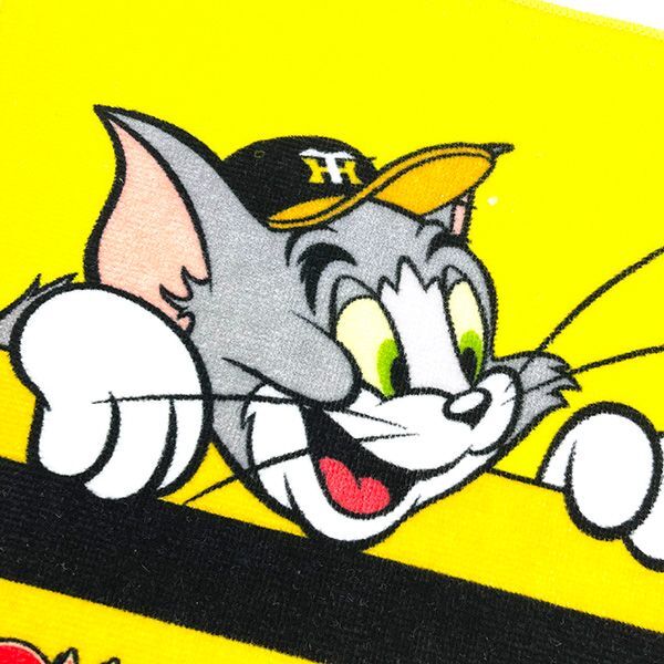 阪神タイガース×トムとジェリー ミニタオル(25×25cm) 野球応援グッズ