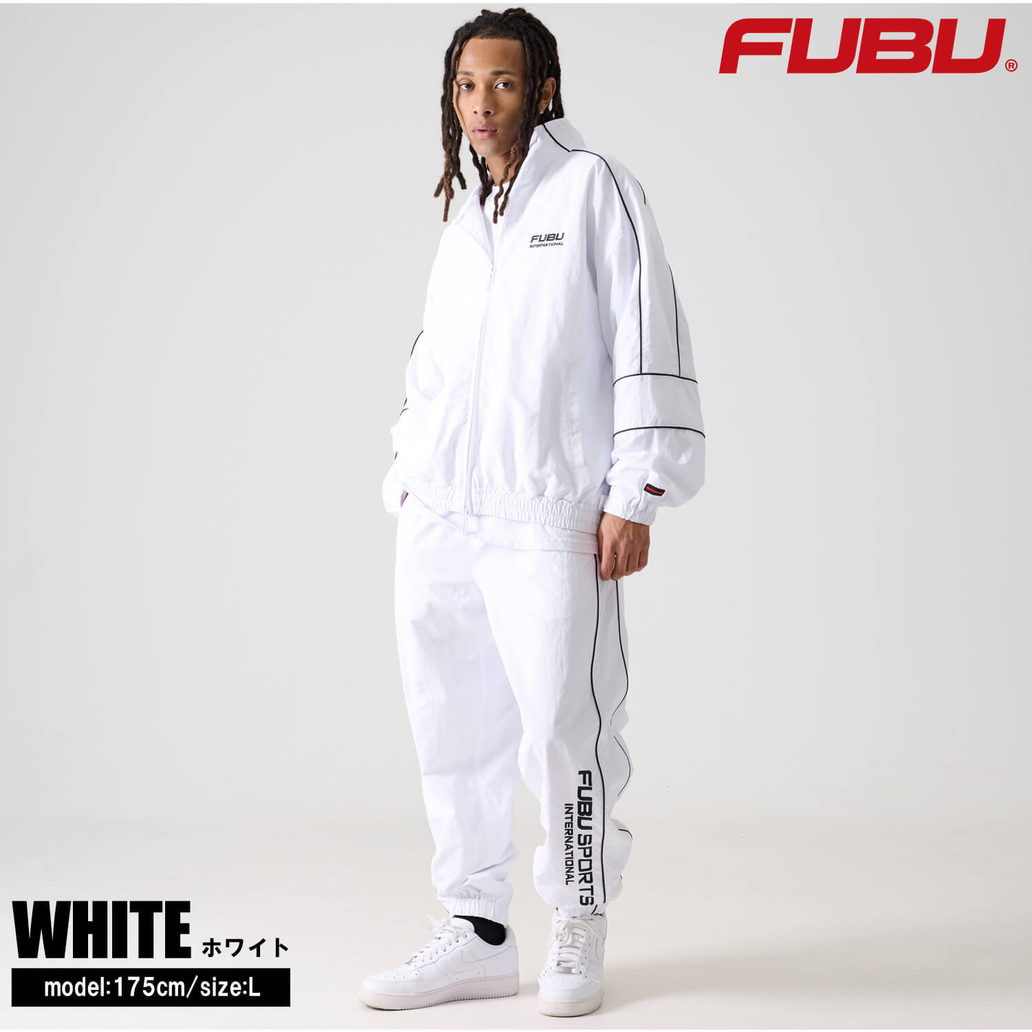 FUBU フブ ジャケット メンズ 長袖 軽量 ナイロンジャケット ブルゾン