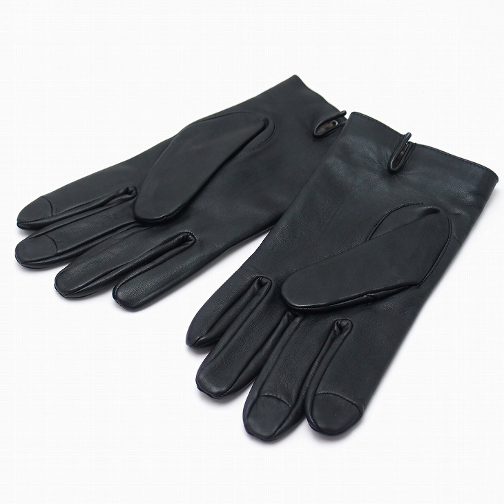 コーチ COACH メンズ グローブ 手袋 レザー カシミヤ混 54182 ブランド