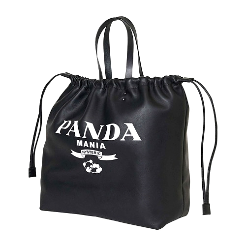 HYSTERIC GLAMOUR/(W)PANDA MANIA 巾着トートバッグ 01221QB04996