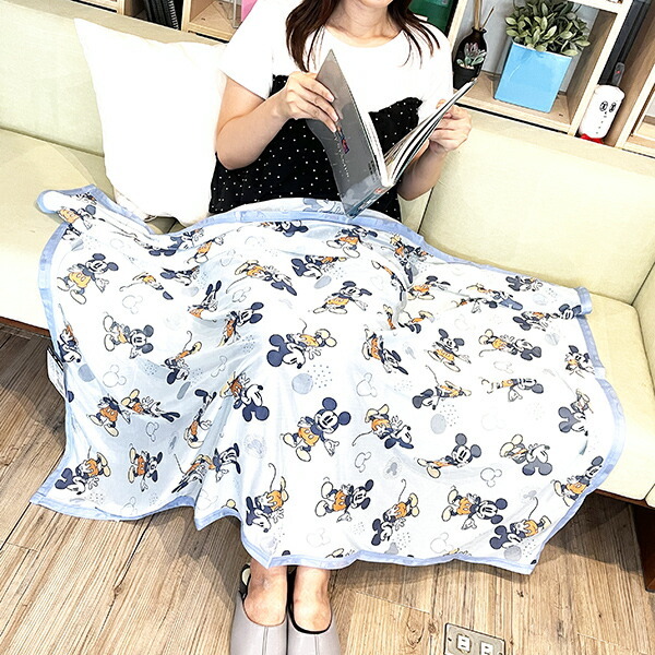 ディズニー ミッキー 冷感シリーズ マルチケット ブランケット 肌掛け