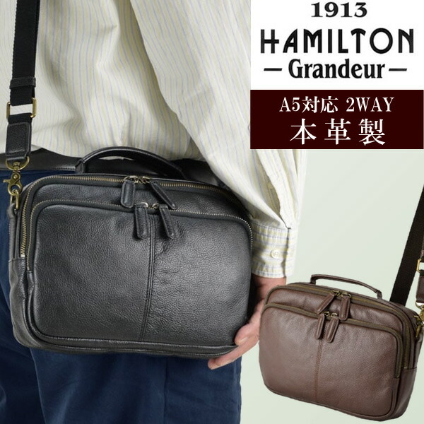 本革 ショルダーバッグ ビジネスバッグ メンズ 斜めがけ 牛革 レザー