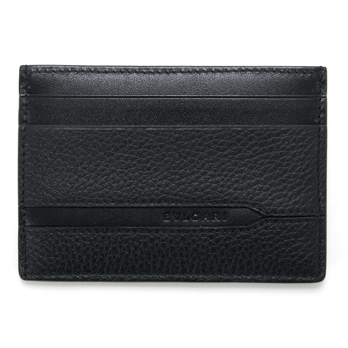 名入れ】 ブルガリ 名刺入れ メンズ ブランド 本革 bvlgari カード
