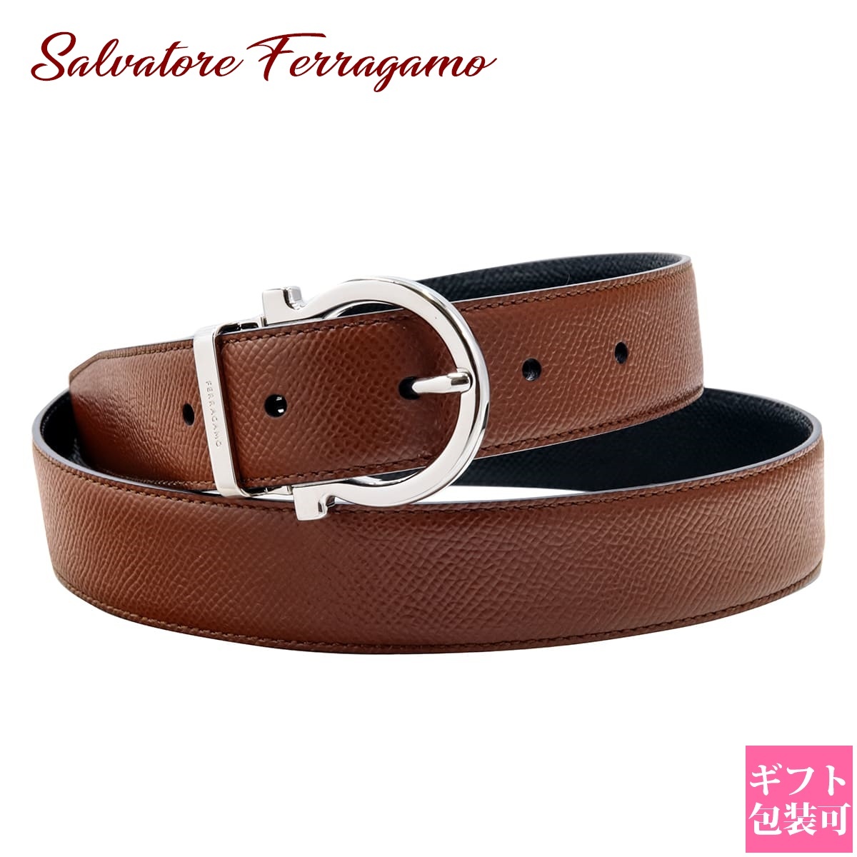 フェラガモ ベルト FERRAGAMO ベルト メンズ リバーシブルベルト