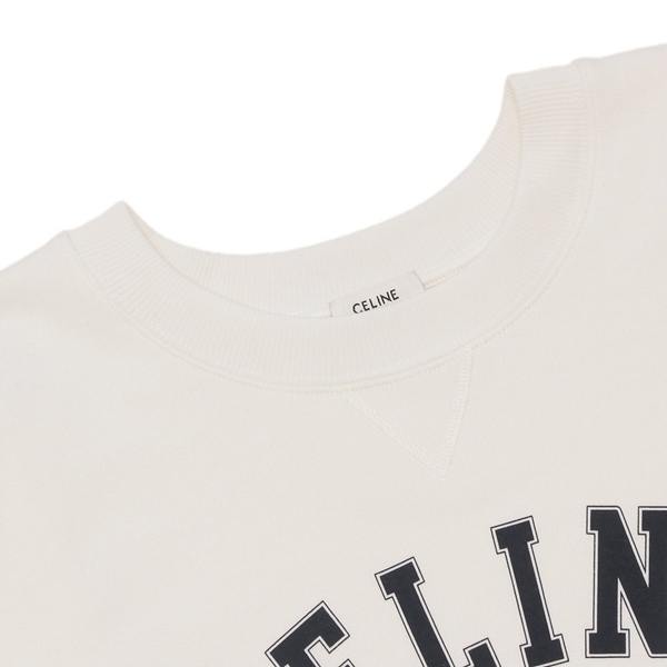 セリーヌ スウェット トレーナー トリオンフ ロゴ ホワイト レディース