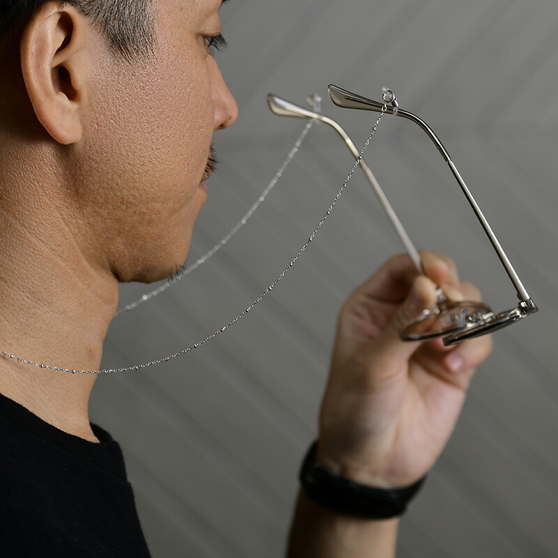 DANTE グラスチェーン オーバル 眼鏡チェーンめがねチェーン/おしゃれ