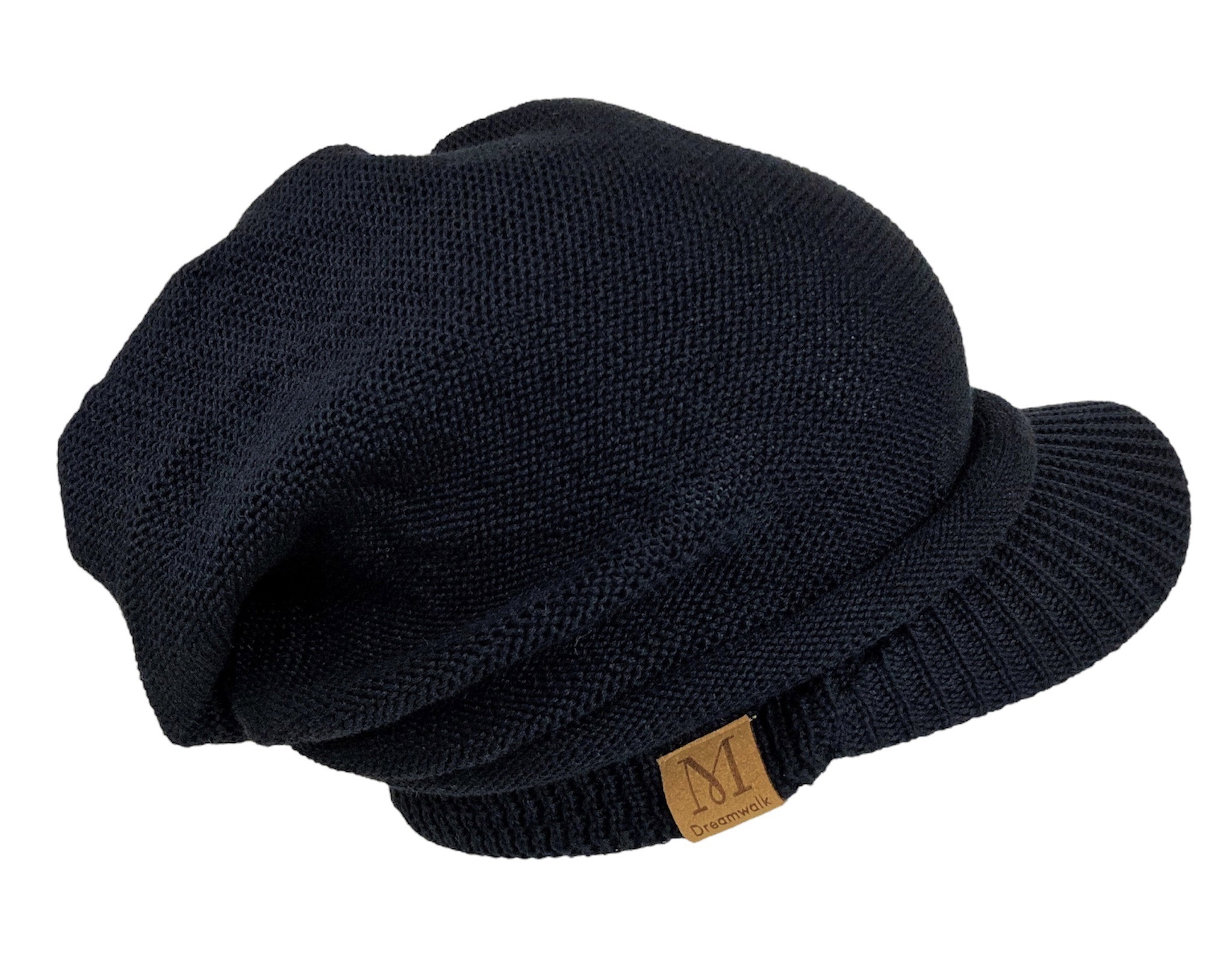 カラフルラベル付き】綿100% 2タイプコットンニットキャップ【無料