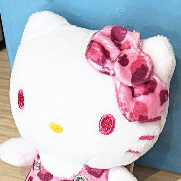 サンリオ ハローキティ ヒョウ柄 ピンク ボールチェーンマスコット